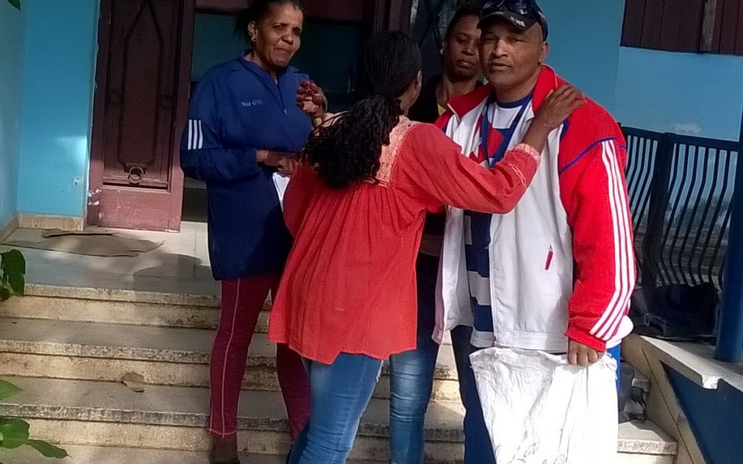 Sport glories of the Havana giving their contribution of contributions